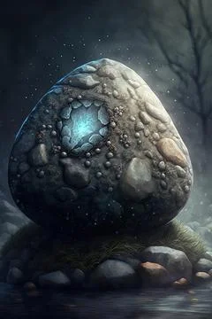 Cleansing stone Stock Illustration