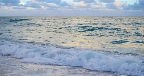Clear Afternoon in Miami Beach Stock Footage