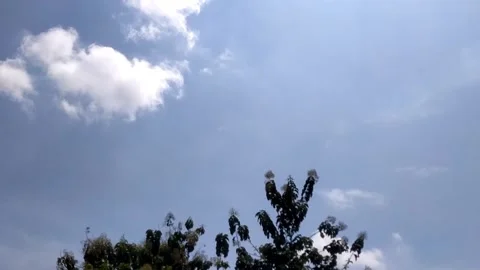 Clear afternoon sky Stock Footage 332057974