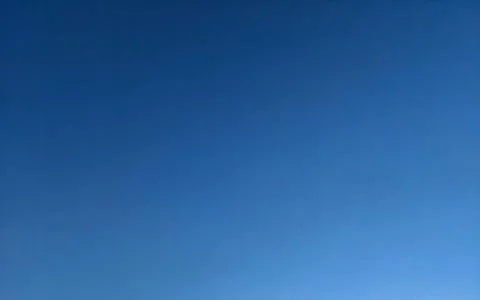 Clear and Cloudless Blue Sky with Smooth Natural Gradient Stock Photos