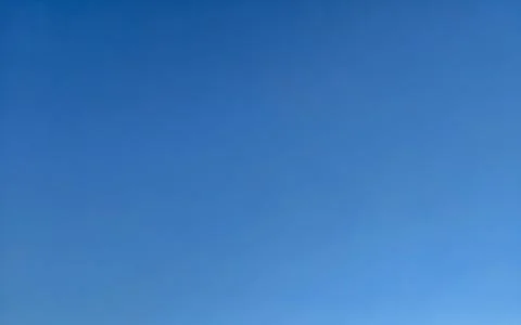 Clear and Cloudless Blue Sky with Smooth Natural Gradient Stock Photos