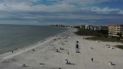 Clear beach Florida Stock Footage 131663378