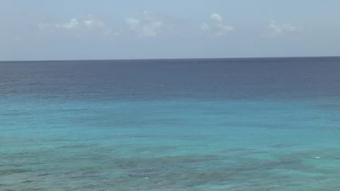 Clear Blue Sea Caribbean Stock-Footage 107560972