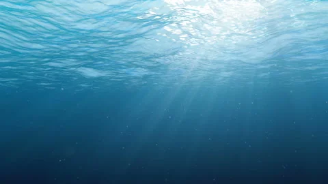 Clear blue sea. Vídeo Stock 97460228