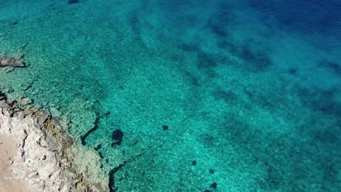 Clear blue sea Stock Footage 141222435