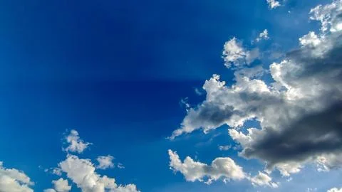 Clear Blue Sky and Cloudscape Stock Photos