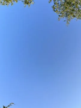 Clear Blue Sky Background No Clouds Stock Photos