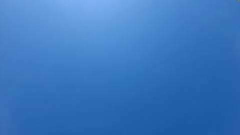 Clear Blue Sky Background with Subtle Gradient Stock Photos