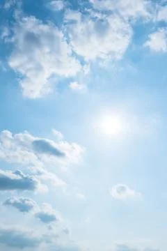 Clear blue sky background,clouds with background. Stockfoto's