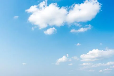 Clear blue sky background,clouds with background. Stock Photos