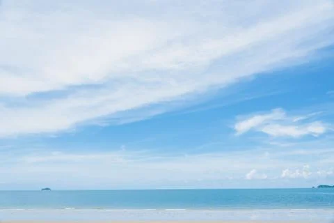 Clear blue sky background,clouds with background. Stock Photos