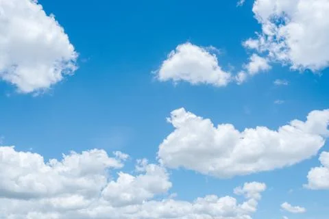 Clear blue sky background,clouds with background. Stockfoto's