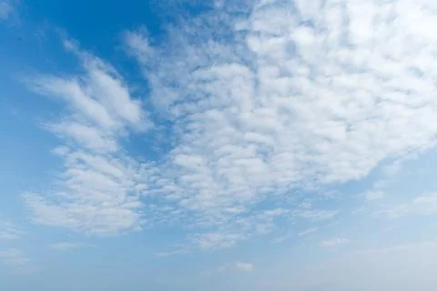 Clear blue sky background,clouds with background. Stock-Fotos