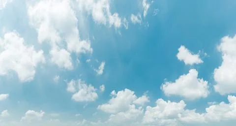 Clear blue sky background,clouds with background. Stockfoto's