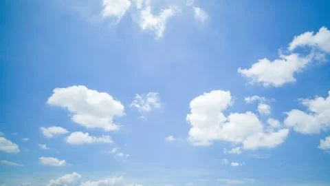 Clear blue sky background,clouds with background. Stock Photos
