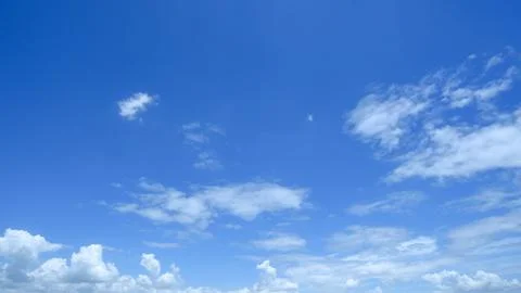 Clear blue sky background,clouds with background. Stock Photos