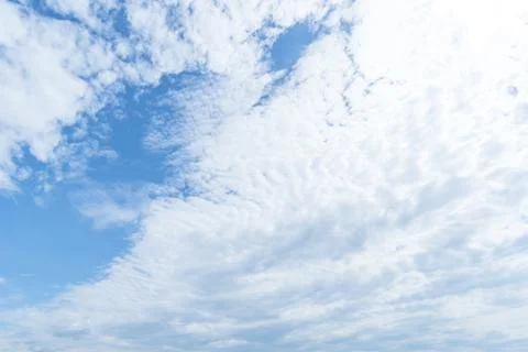 Clear blue sky background,clouds with background. Stockfoto's