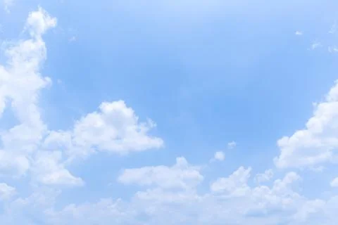 Clear blue sky background,clouds with background. Stock Photos