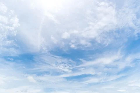 Clear blue sky background,clouds with background. 库存照片