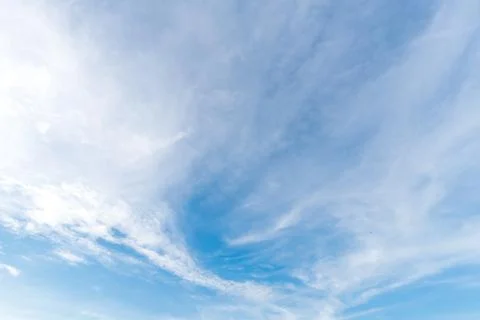 Clear blue sky background,clouds with background. Stock Photos