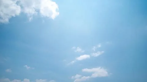 Clear blue sky background,clouds with background. Stock Photos