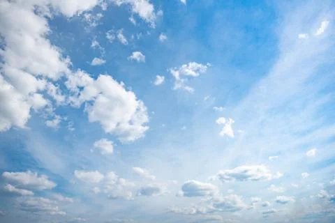 Clear blue sky background,clouds with background. Stock-Fotos