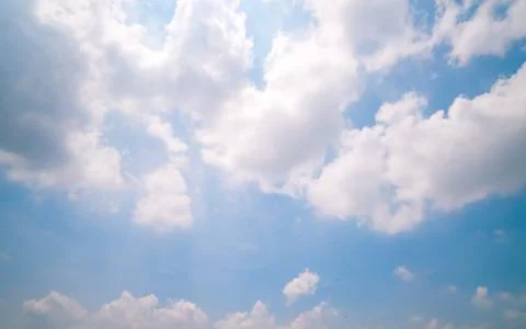 Clear blue sky background,clouds with background. Stock-Fotos