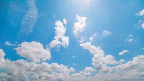 Clear blue sky background,clouds with background. Stock Photos