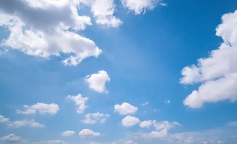 Clear blue sky background,clouds with background. Stock-Fotos