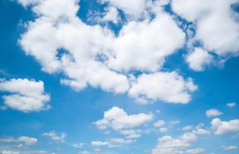 Clear blue sky background,clouds with background. Stock-Fotos