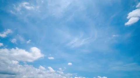 Clear blue sky background,clouds with background. Stock Photos