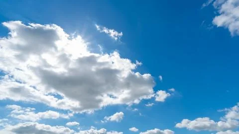 Clear blue sky background,clouds with background. Stock Photos