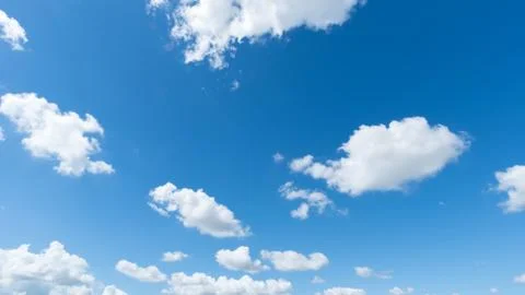Clear blue sky background,clouds with background. Stock Photos