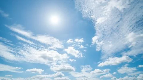 Clear blue sky background,clouds with background. Stock Photos