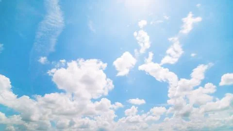Clear blue sky background,clouds with background. Stock Photos