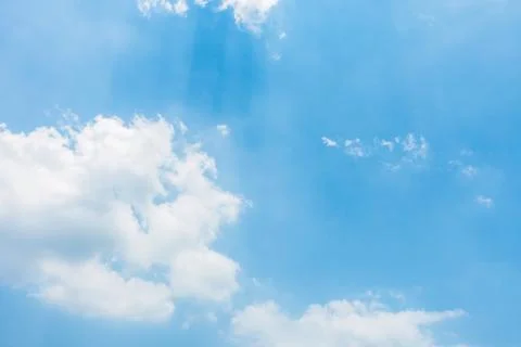 Clear blue sky background,clouds with background. Stock Photos