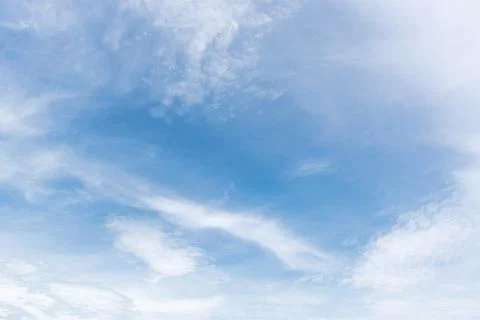 Clear blue sky background,clouds with background. Stock Photos