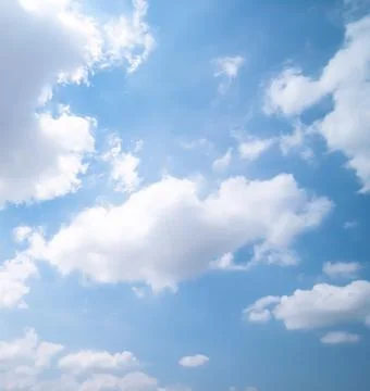 Clear blue sky background,clouds with background. Stock Photos