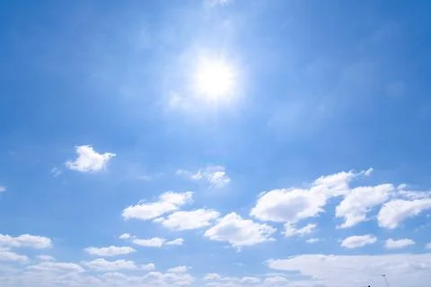 Clear blue sky background,clouds with background. Stockfoto's