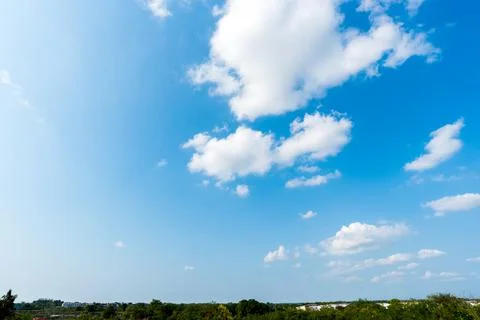 Clear blue sky background,clouds with background. Фото