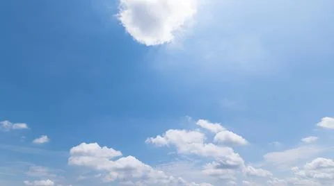 Clear blue sky background,clouds with background. Stock Photos