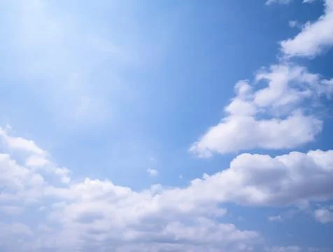 Clear blue sky background,clouds with background. Stock Photos