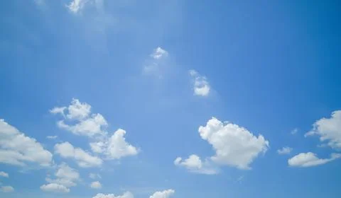 Clear blue sky background,clouds with background. Stock-Fotos