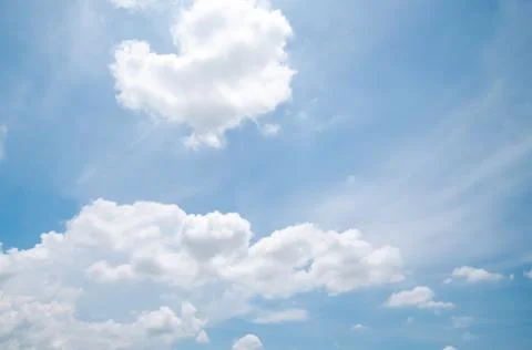 Clear blue sky background,clouds with background. 库存照片