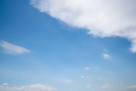 Clear blue sky background,clouds with background. Stockfoto's