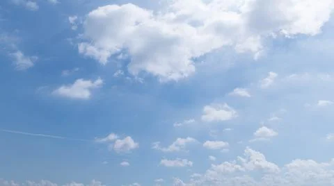 Clear blue sky background,clouds with background. Stock Photos