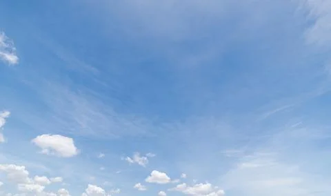 Clear blue sky background,clouds with background. Stock Photos