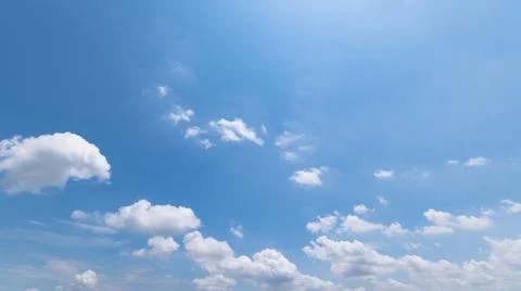Clear blue sky background,clouds with background. Stockfoto's