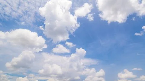 Clear blue sky background,clouds with background. Stock Photos
