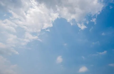 Clear blue sky background,clouds with background. Stock Photos
